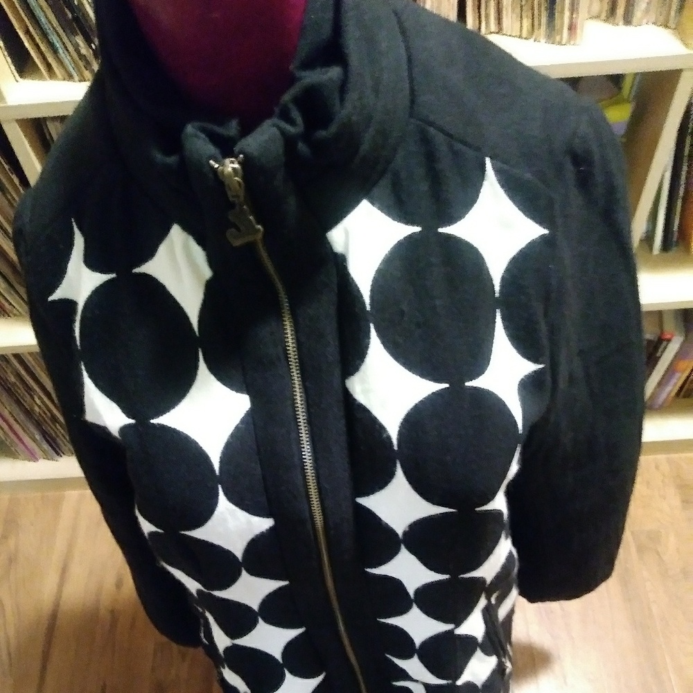 Desigual large polka dot coat